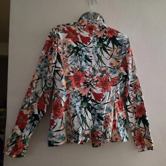 XOXO Floral Blazer Jacket Multicolored Sz S NWT. BLAZER ONLY - Picture 3 of 13